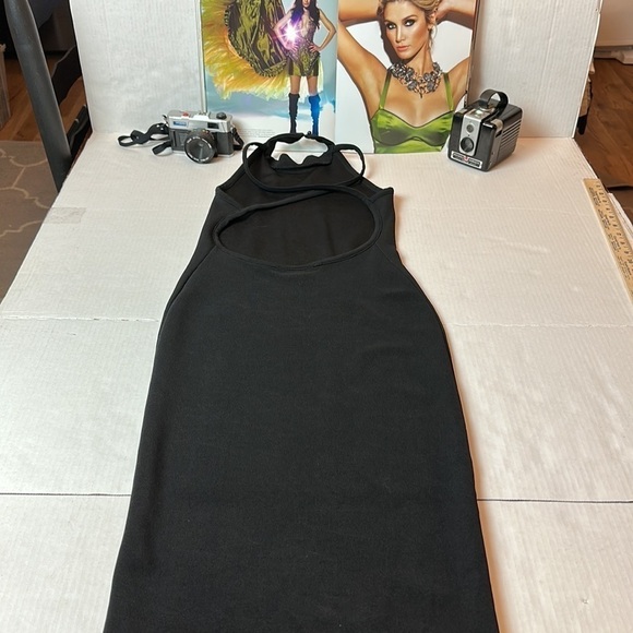 Enough about me body con black dress with open back - Picture 7 of 10